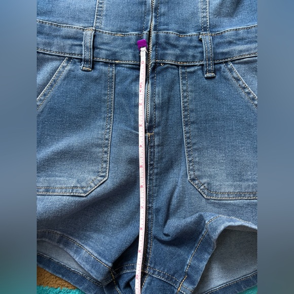 refuge DENIM Romper - Picture 6 of 10